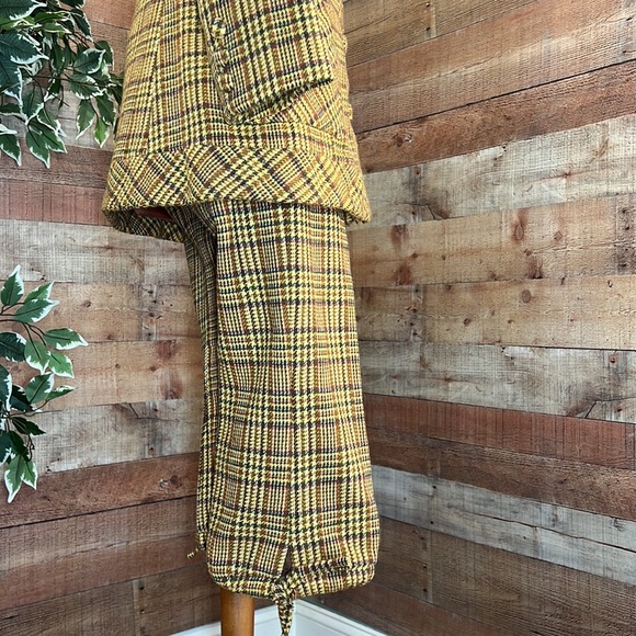 Vintage Plaid Tartan Knickers Riding Suit Blazer Set - Picture 5 of 15